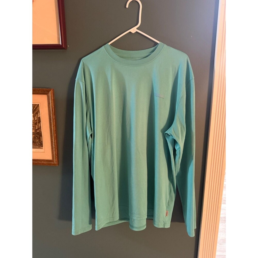 Magellan Outdoors Long-Sleeve Crewneck Shirt - Teal Green